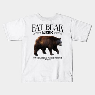 Fat Bear Week 2024 Kids T-Shirt